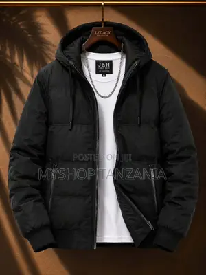 Jackets Nzuri Rangi Nyeusi