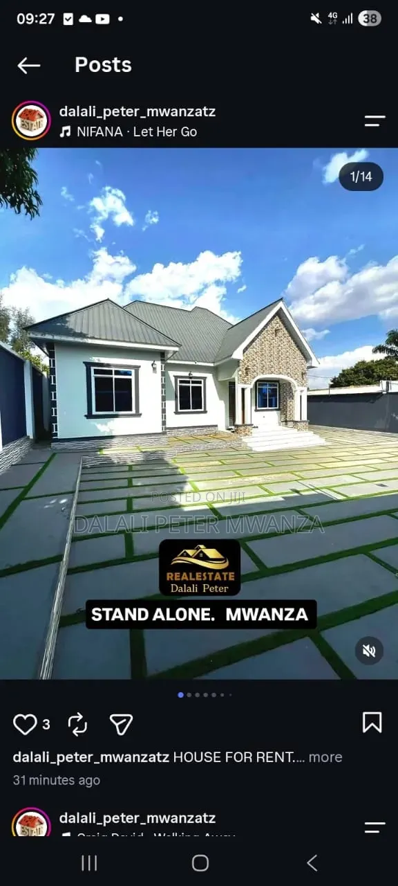 3bdrm House in Mwanza, Ilemela Ward for rent