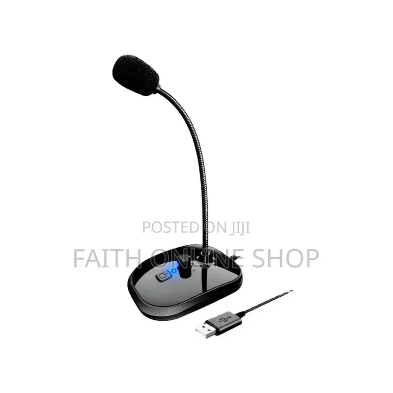 USB Conference Microphone With Noise Reduction – Adjustable Gooseneck