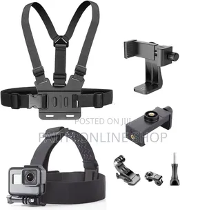 Universal Action Camera Chest Head Strap Mount Kit