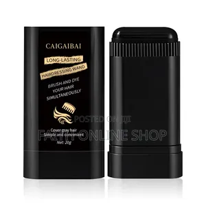 CAIGAIBAI Long-Lasting Black Hair Color Touch-Up Stick 20g