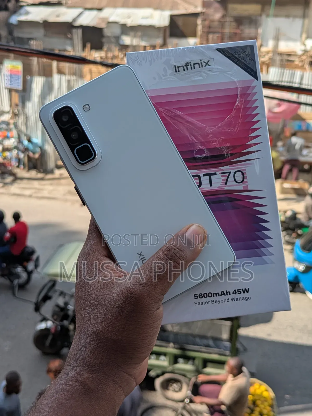 New Infinix Hot 70 256 GB White