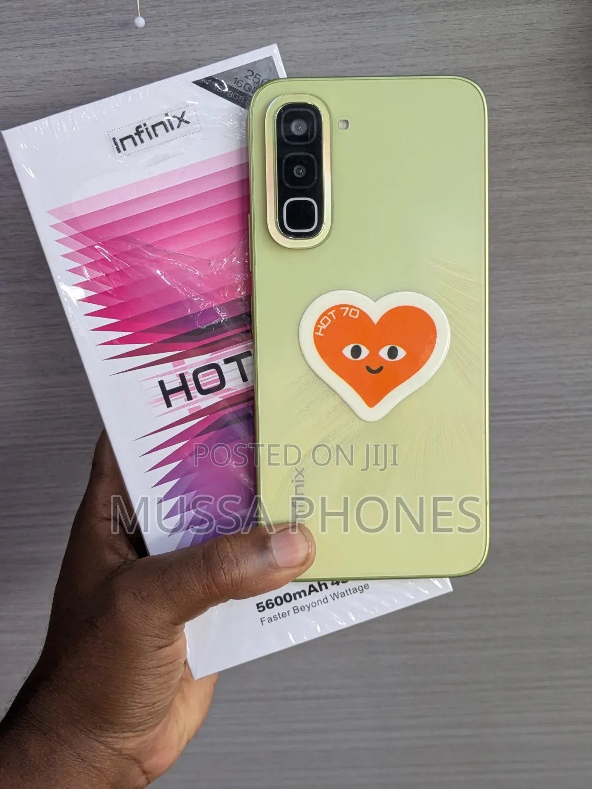 New Infinix Hot 70 256 GB Yellow