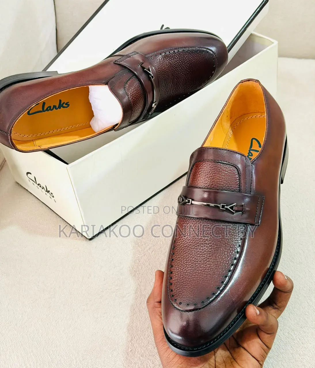 Premium Men's Textured Leather Bit Loafers