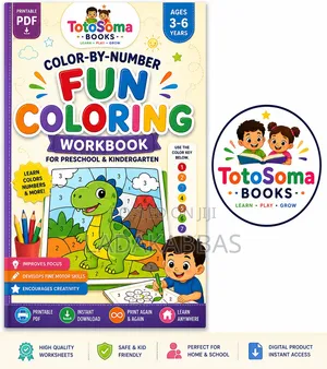 TotoSoma Fun Coloring Workbook - PDF