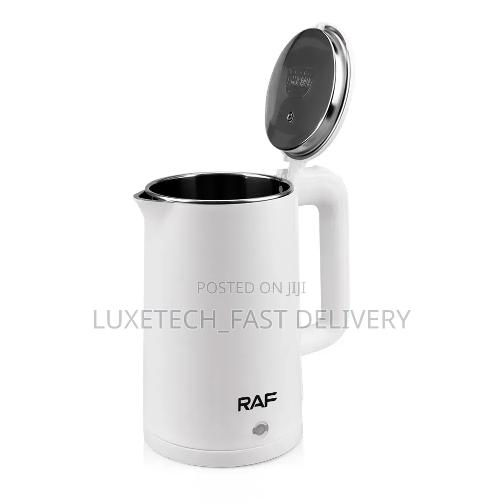 RAF R.7863 2L Double Wall Electric Kettle Stainless Steel Fast Boiling