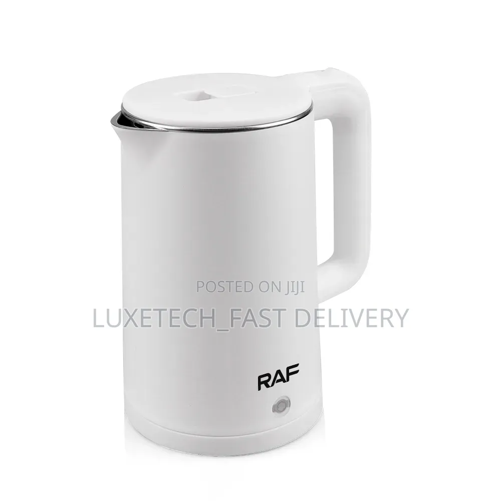 RAF R.7863 2L Double Wall Electric Kettle Stainless Steel Fast Boiling
