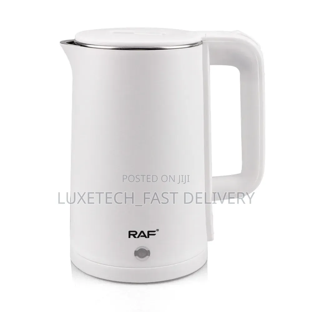 RAF R.7863 2L Double Wall Electric Kettle Stainless Steel Fast Boiling