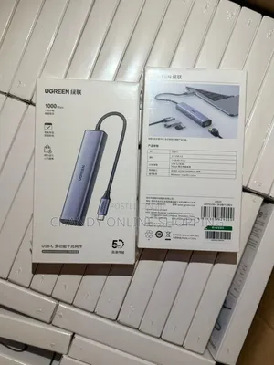 UGREEN 4-in-1 USB-C Hub Gigabit Ethernet Port, Three USB 3.0