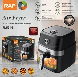 RAF R.5346 6.5 Litres Mechanical Air Fryer – Oil Free Hot Air Fryer