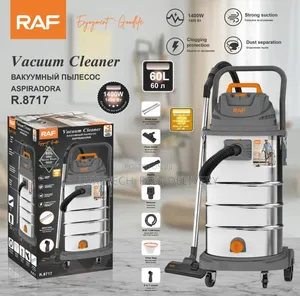 RAF R.8717 60L Wet and Dry Vacuum Cleaner – Heavy Duty Stainless Steel