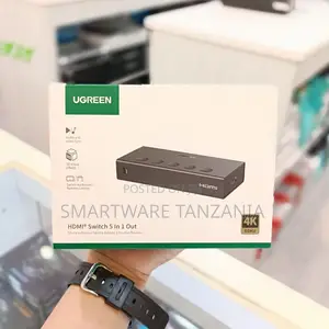 UGREEN HDMI Switch 5 in 1 Out, Supports at 60Hz, Audio/Video Sync