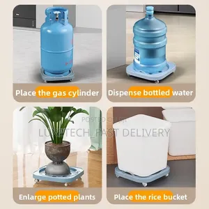 Multipurpose Roller Stand for Gas Cylinder, Water Bottles, Flower Pots