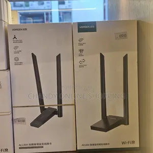 A UGREEN AX1800 WiFi 6 Adapter Designed for Desktop PCs High-Gain