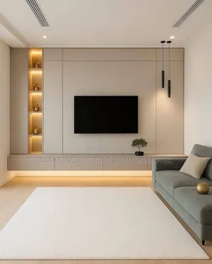 TV Wall Unit and Showcase Decoration Ni Simple Na Unique