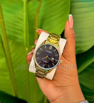 Gold Casio Quartz Watch