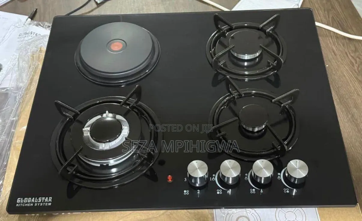 •*Globalstar Cooktops* •*Model : GE6001GB* •*3gas Burners