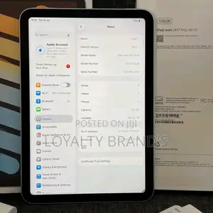 New Apple iPad mini 7 256 GB Silver