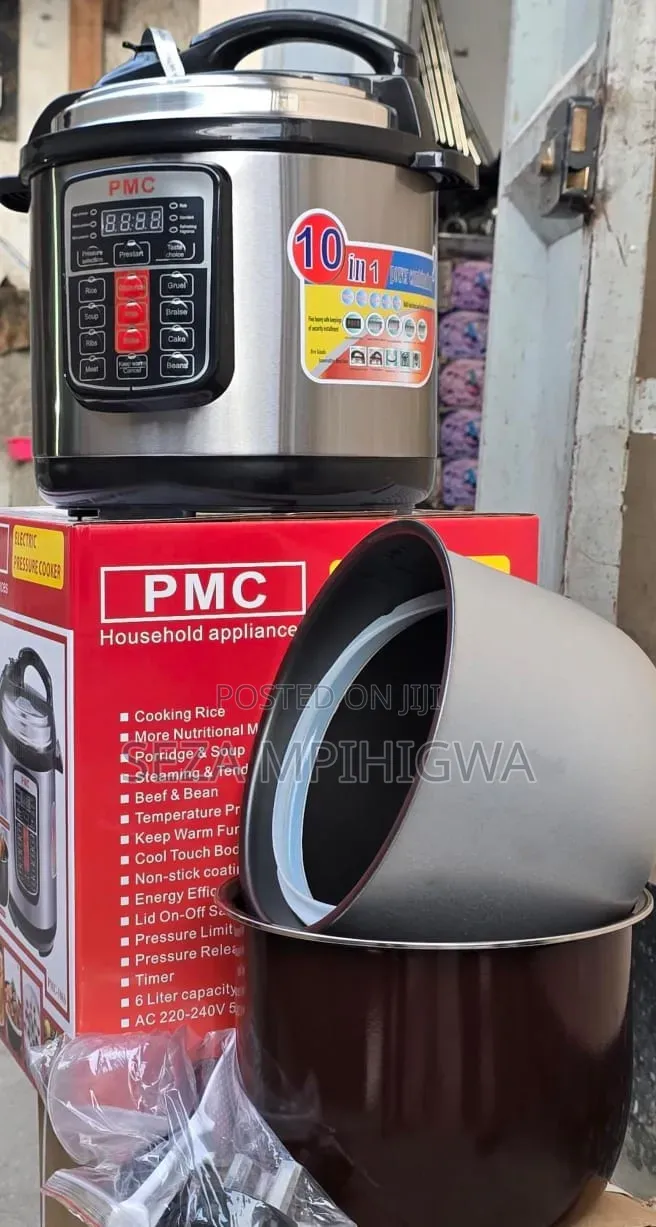 PMC Electric Pressure Cooker (Sufuria 2)* capacity: *_6l
