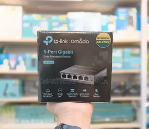 TP-Link 5-Port Gigabit Managed Switch ES205G VLAN Support, QoS, Silent