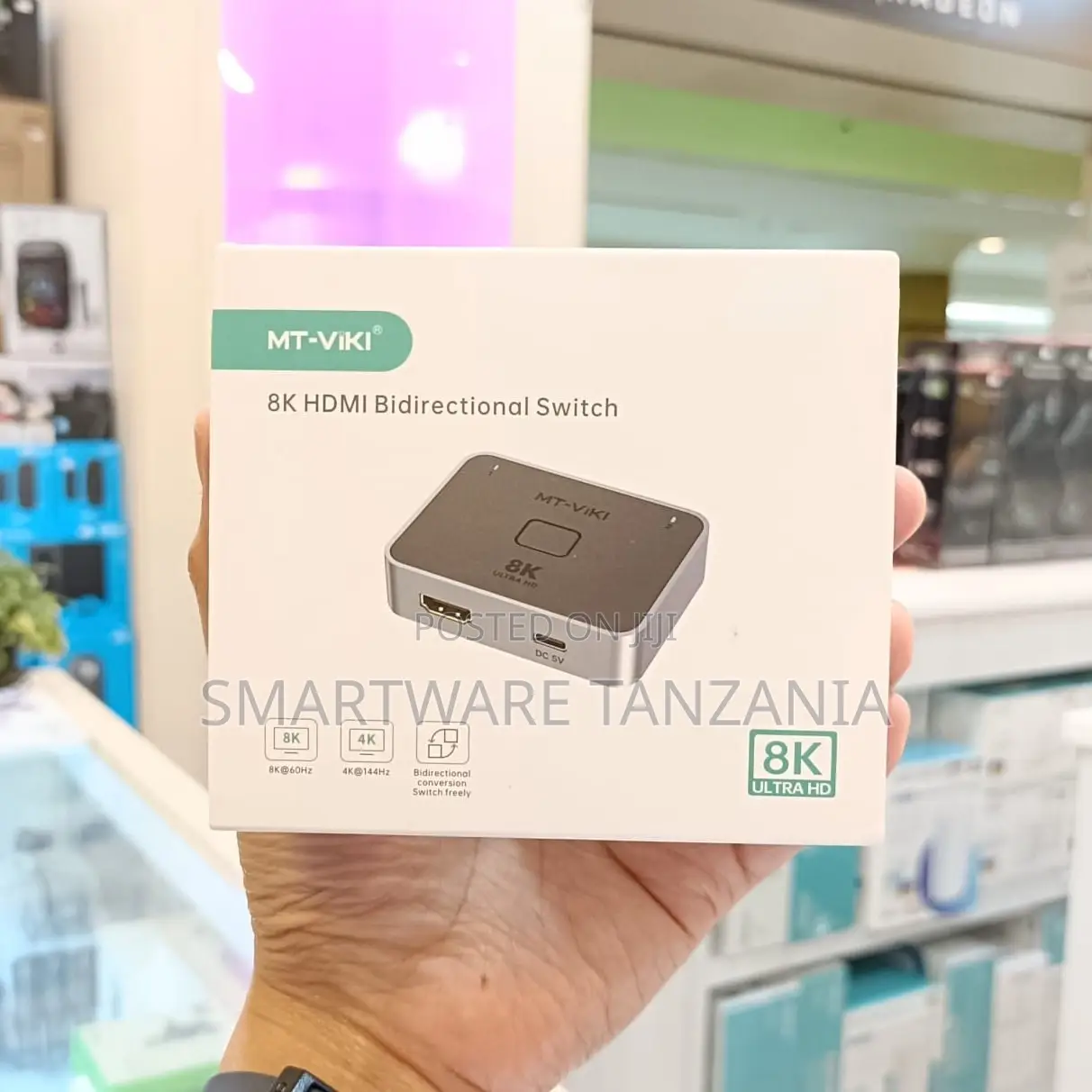MT-VIKI HDMI Bidirectional Switch, at 60Hz, at 144Hz, DC 5V Power