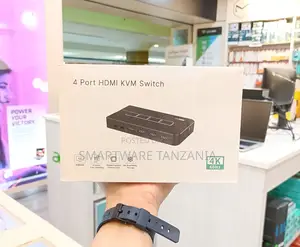 4 Port HDMI KVM Switch, at 60Hz Resolution, Plug and Play