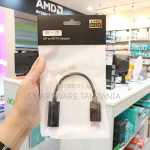 DisplayPort to HDMI Adapter, Supports at 60Hz, 12-Inch Cable Length