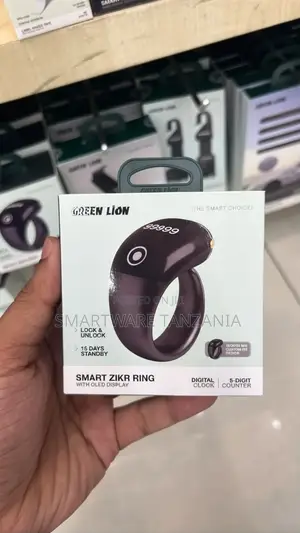 Green Lion Smart Zikr Ring With 6-Digit Code, 15 Days Battery
