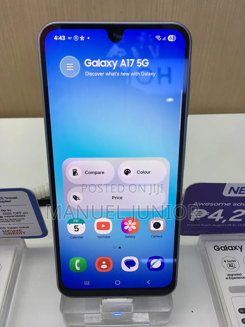 New Samsung Galaxy A17 128 GB Black