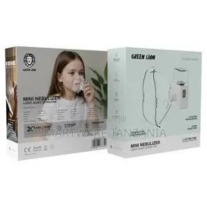 Green Lion Mini Nebulizer 0.8mL Medication Capacity Lightweight, Quiet