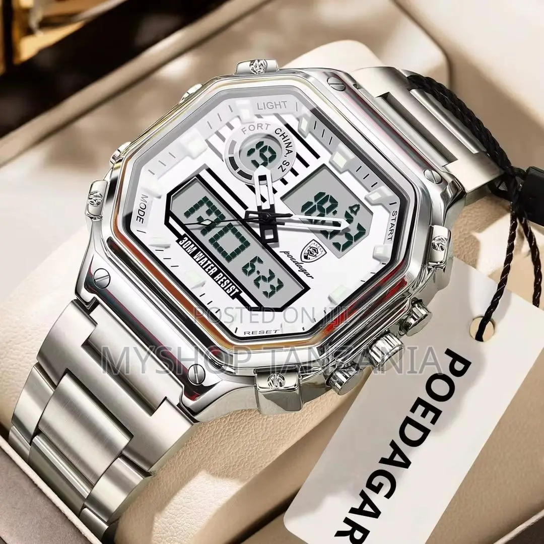 Poedagar P993 Functional Men's Wristwatch Featuring a Stainless Steel