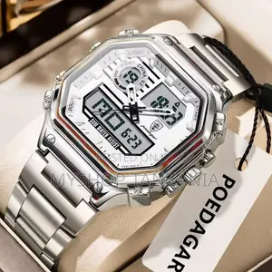 Poedagar P993 Functional Men's Wristwatch Featuring a Stainless Steel
