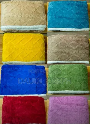 Soft Blanket Double Layer Nzuri Azitoi Manyoya Size 8/8
