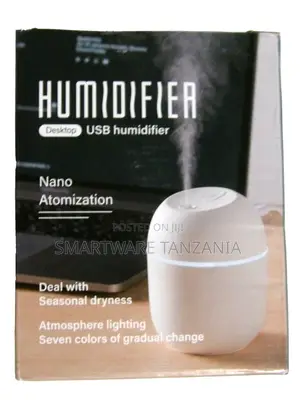 Desktop USB Humidifier With Nano Atomization and Color Changing Light