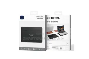 WIWU Skin Ultra Stand Sleeve for MacBook, PU Leather, Water Resistant