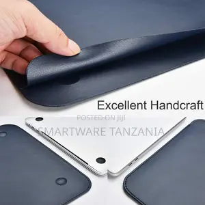 WIWU Skin Pro II Navy Blue PU Leather Sleeve for MacBook Pro 14.2