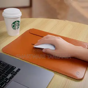 WIWU Skin Pro II Brown PU Leather Sleeve for MacBook Pro 14.2 Inch