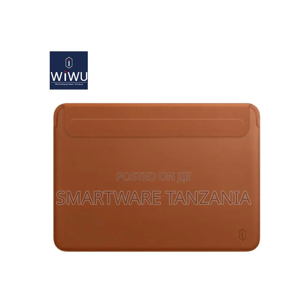 WIWU Skin Pro II Camel Brown PU Leather Sleeve for MacBook Pro 13.3