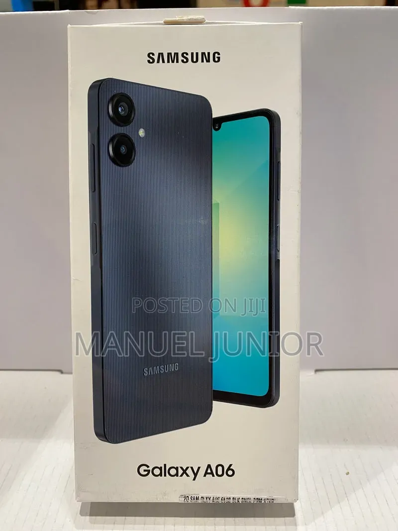 New Samsung Galaxy A06 128 GB Black