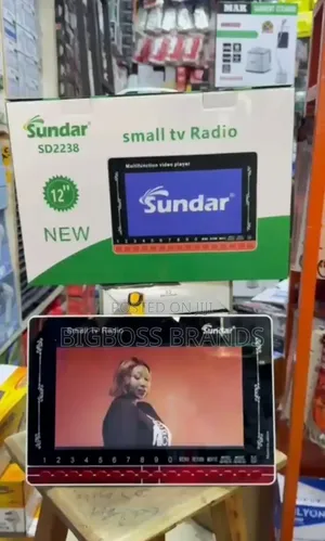 Sundar Sd-2235 Small TV Radio Inch 12