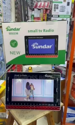 Sundar Sd-2235 Small TV Radio Inch 12