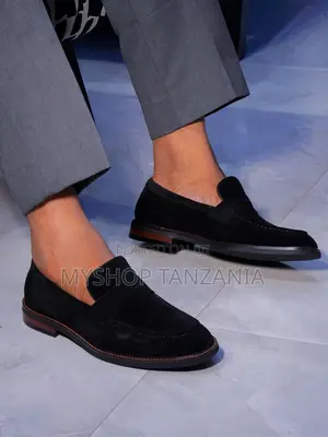 Black Velvet Loafers