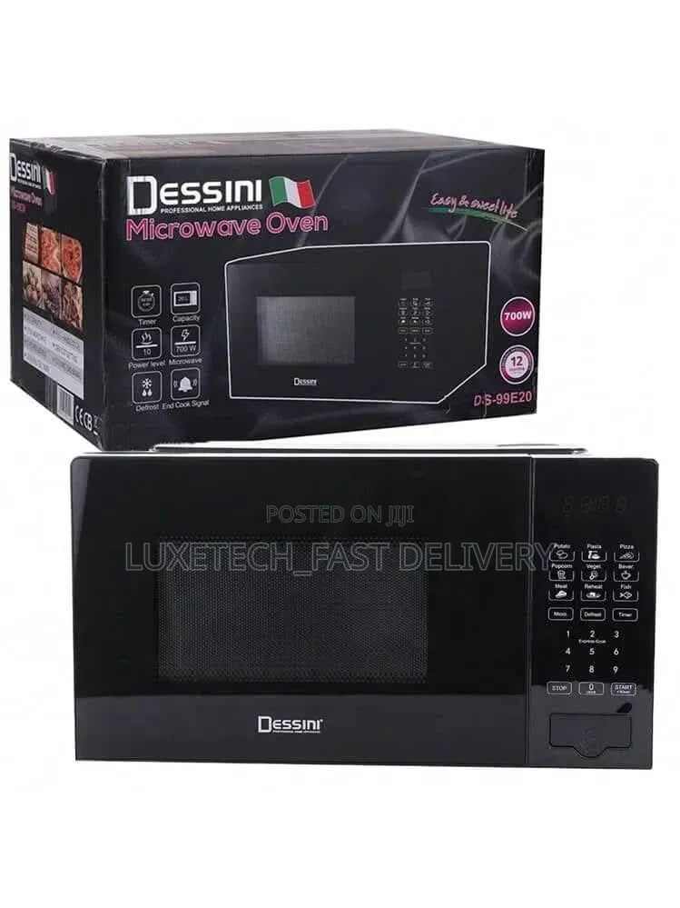 Dessini Digital Microwave Oven 20L With Grill (Kupasha Na Kuchoma)