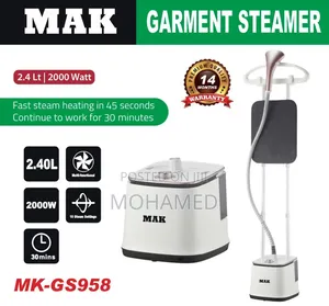  MAK GARMENT STEAMER 2.4 Litres (Manual)