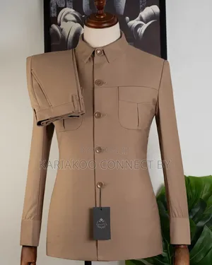 ​Classic Executive Men's Safari Multi_ Colour Kaunda Suits