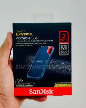 SanDisk Extreme Portable SSD 2TB, USB 3.2 Gen 2, 1050mb/S Read Speed