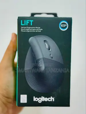 Logitech Lift Vertical Ergonomic Mouse, Bluetooth and USB Receiver
