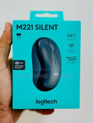 Logitech M221 Wireless Mouse With USB Receiver, 18M Battery Life