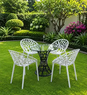 Table With 4 Chairs Simple and Unique