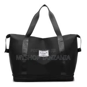 Black MXM Foldable Travel Duffel Bag